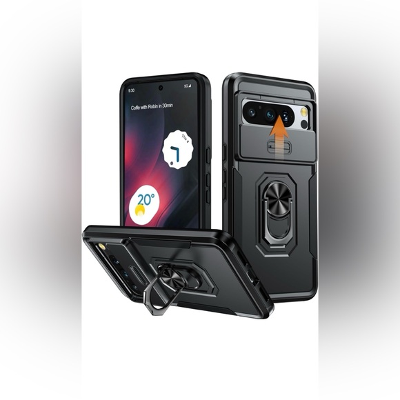 for Google Pixel 8 Case, [Built-in Rotatable Kickstand Ring] - Picture 1 of 12